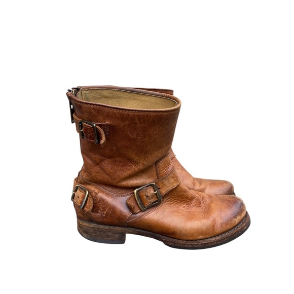 Frye Brown Leather  Boots  size 8 - Picture 2 of 7